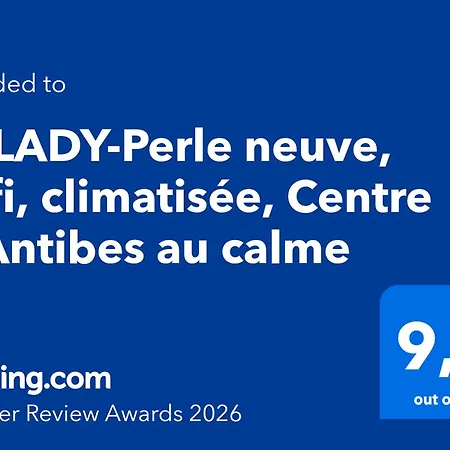 Lejlighed Milady-perle Neuve, Wifi, Climatisee, Centre D'antibes Au Calme *