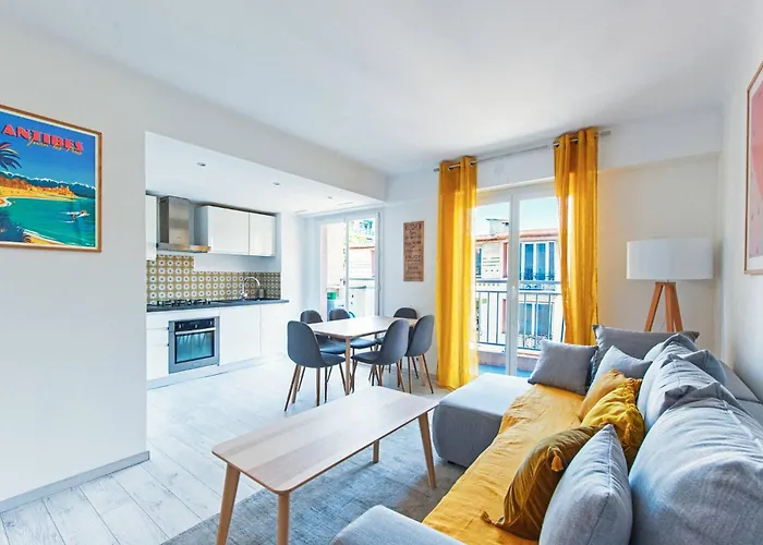 Lejlighed Milady-perle Neuve, Wifi, Climatisee, Centre D'antibes Au Calme